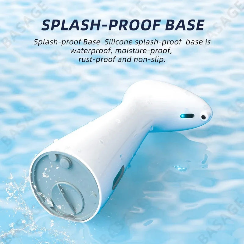 Automatic Sensor Soap Dispenser White High Quality Abs Waterproof Hand Soap Sensor Bathroom Smart Wash Handpiece